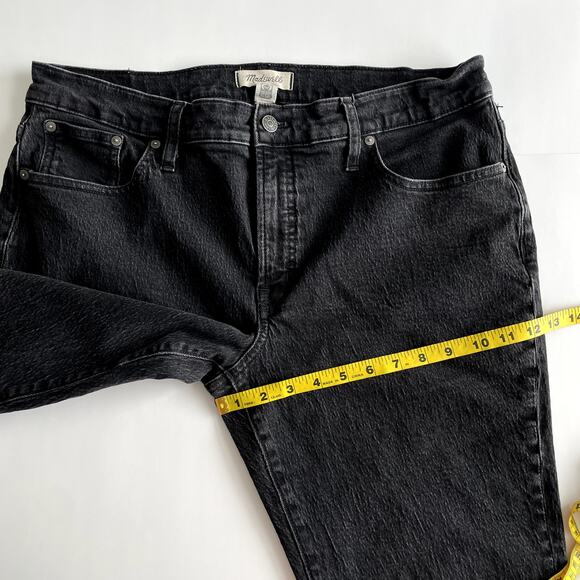 Madewell The Mid rise Perfect Vintage Jeans Women's 32 Black - Picture 14 of 14